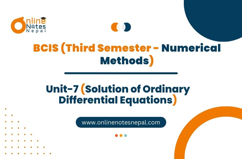 Solution of Ordinary Differential Equations Photo